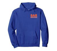 BÚSQUEDA Y Rescate Uniforme del Equipo DE BÚSQUEDA DE Respuesta DE Emergencia del SAR Sudadera con Capucha, Unisex para Adultos, Azul Real, L