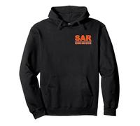 BÚSQUEDA Y Rescate Uniforme del Equipo DE BÚSQUEDA DE Respuesta DE Emergencia del SAR Sudadera con Capucha, Unisex para Adultos, Negro, M