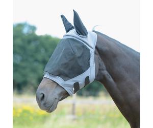 BUSSE Máscara Anti-Moscas FLY BUCKLER II - Gris - Pony BUSSE