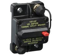 Bussmann CB185 - 120 120 Amp Tipo III montaje empotrado conmutable/Manual alta Amp disyuntor, 30 VDC, uno por caja, 1 Pack