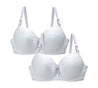 Bustier & 34/75 36/80 38/85 40/90 42/95 44/100 BCDE Cup BH Sexy Spitzen-BH für Damen Dessous Übergröße Yoga Outfit Damen, Rosa., 85E