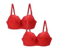 Bustier & 34/75 36/80 38/85 40/90 42/95 44/100 BCDE Cup BH Sexy Spitzen-BH für Damen Dessous Übergröße Yoga Outfit Damen, morado, 80D