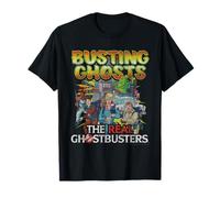 Busting Ghosts Cast Action Scene Classic 80's Cartoon Camiseta