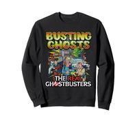 Busting Ghosts Cast Action Scene Classic 80's Cartoon Sudadera