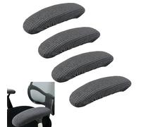 Bustlwor 4 Piezas Fundas para Brazos para Sillas de Computadora de Oficina, Funda para Reposabrazos de Silla de Oficina Extraíble, Protector de Brazo de Silla Poliéster, para la Mayoría de Sillas de