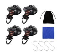 Bustlwor 4 Piezas Ganchos Multifuncionales, Ventosas Camper, Ventosa Extrafuertes para Camping, Hogar, Coche, Tienda de Campaña, Toldo, Autocaravana
