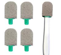 Bustlwor Piedra Limpiadora WC con 1 Mango, Mango Piedra Limpiadora Manchas Profundas, Piedra Pómez Cepillo Limpiador baño duchas, grifos, cocinas, planchas