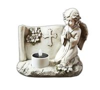 Busto De Ángel LED Solar Figura De Ángel Decoración Para Tumbas