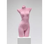 Busto de maniquí de lencería de Terciopelo Rosa Claro: maniquí Femenino con Curvas para escaparates y fotografía de Productos, Elegante Torso para exhibición en Tiendas de Moda, sin Soporte