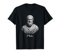 Busto de Platón del Filósofo Griego Antiguo Clásico Camiseta gráfica económica