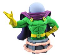 Busto de resina multicolor de Diamond Select Toys Marvel Animated: Mysterio, escala 1:7, 6 pulgadas
