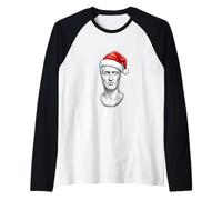 Busto de Santa Julio César - Ilustración Romana clásica Camiseta Manga Raglan