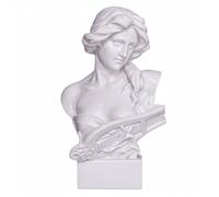 Busto Estatua Escultura de mármol de la diosa Artemisa (Diana) de la mitología griega antigua 15 cm, 370 g