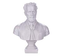Busto Estatua Escultura de mármol del compositor ruso Piotr Chaikovski 19,5 cm
