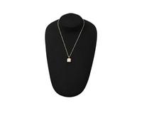 Busto expositor para collares Exhibidor de collares con retrato 17,6 x 32 7 cm, organizador colgantes, soporte for joyas, busto maniquí for joyería, escaparate for(Black)