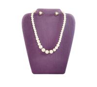 Busto expositor para collares Jewelry Display Stand Foldable Necklace Bust Easel Organizer for Shows Pendant Bracelet Chain Rack Trinkets(PURPLE)