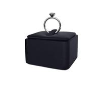 Busto expositor para collares Soporte for anillos y pendientes de cuero sintético negro for joyería, colgante, collar, cadena, gargantilla, organizador busto brazalete(Rounded Corner S)