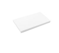 Busto expositor para collares White Leather Pendant Necklace Chain Jewellery Display Stand Mannequin Holder Rack Bracelet Earrings Ring Counter Organizer(Block 20x38x2.5cm)