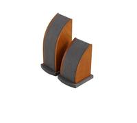 Busto expositor para collares Wooden Necklace Storage Stand Pendant Display Holder Long Chain Jewelry Organizers Wood Rack(2pcs Gray 7 * 11/16cm)