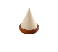 Busto expositor para collares Wooden Necklace Storage Stand Pendant Display Holder Long Chain Jewelry Organizers Wood Rack(Beige Bracelet 8.8 * 10.5cm)