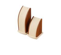 Busto expositor para collares Wooden Necklace Storage Stand Pendant Display Holder Long Chain Jewelry Organizers Wood Rack(2pcs Beige 7 * 11/16cm)