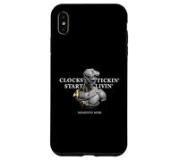 Busto imperial griego - Memento Mori Relojes Tickin' Cotización Carcasa para iPhone XS Max