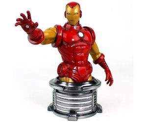 Busto Iron Man Invencible Semic Studios 1:6 17 cm Acabados Metalizados