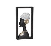 BUSTO RESINA MUJER EN MARCO DM