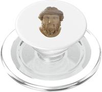 Busto Romano del Filósofo Barbudo Estilo Helenístico Griego PopSockets PopGrip para MagSafe