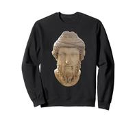 Busto Romano del Filósofo Barbudo Estilo Helenístico Griego Sudadera