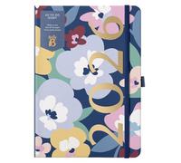 Busy B 2026 Diary - A5 Weekly Planner with To-Do Lists & Notes Pages - Work, School, Office Multicoloured Floral Journal - Week-to-View Layout, 3 Pockets & Year Planner