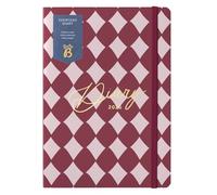 Busy B Everyday A5 Weekly Planner Diary 2026 - Compact Diary for Students, Teachers, Work & More with Week-to-View Layout Jan - Dec, Useful Planners, Notes Pages & Elastic Closure Band - Harlequin