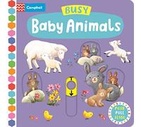Busy Baby Animals: A Push, Pull, Slide Book (Campbell Busy Books)