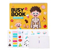 busy bbook for toddllers, Body Structure Learning Quiet Activity Book