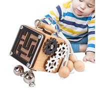 Busy Cube for Kids - Booden Activity Cube Toys, Educación Juguete sensorial, Bloque de bloque interactivo para edades de 1 a 3 años Deseable para una forma emocionante de fomentar las capacidades de a