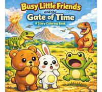 Busy Little Friends and the Gate of Time: A Story Coloring Book