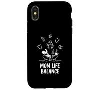 Busy Mom Life Balance Parenting Carcasa para iPhone X/XS