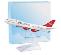 Busyflies Avión de aleación 16cm British Virgin 747 1:400 Aviones de fundición