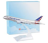Busyflies Avión Diecast American 777 1:400 de Aleación para Colección - 16cm