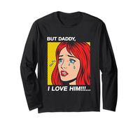 But Daddy I Love Him Y2K Classic Vintage Pop Art Manga Larga