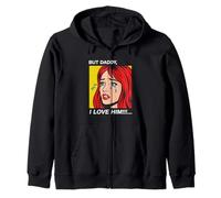 But Daddy I Love Him Y2K Classic Vintage Pop Art Sudadera con Capucha