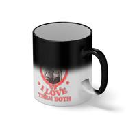 But Daddy I Love Them Both Hockey Romance Book tik Tok MM Sports Romance Bookish Gift heated rivarly Taza de café negro mágico Mug