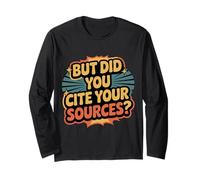 But Did You Cite Your Sources Academic Teacher Research ||- Manga Larga