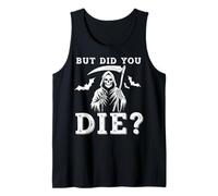 But Did You Die Funny Halloween Fitness Military Camiseta sin Mangas