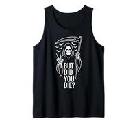 But Did You Die Funny Halloween Fitness Military Camiseta sin Mangas