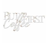 But First Coffee - Decoración de pared de madera para cocina, decoración del hogar, fiestas, eventos