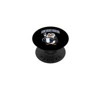But First Coffee Sleepy Penguin Caffeine Lover PopSockets PopGrip Adhesivo