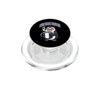 But First Coffee Sleepy Penguin Caffeine Lover PopSockets PopGrip para MagSafe