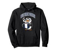 But First Coffee Sleepy Penguin Caffeine Lover Sudadera con Capucha