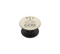 But I Still Trust God Christian Faith Jesús Cross Cita PopSockets PopGrip Adhesivo